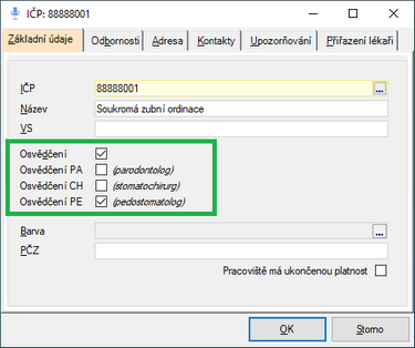 Pro vykazování nových bonusových kódů 00824 a 00825 musíte aktivovat osvědčení PE. Pro vykazování nových bonusových kódů 00824 a 00825 musíte aktivovat osvědčení PE.